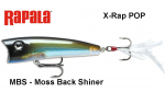Vobler Rapala X-Rap Pop XRP Moss Back Shiner 7 cm