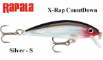 Rapala Lant X-Rap CountDown XRCD Silver 7 cm