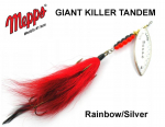 P&ouml;&ouml;rellant Mepps Giant Killer Tandem Rainbo/Silver 45 g