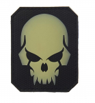3D Must embleem Pirate Skull Glow, PVH 3D .