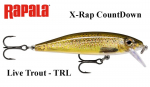 Rapala Lant X-Rap CountDown XRCD Live Trout TRL 5 cm