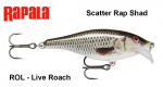 Vobler Rapala Scatter Rap Shad Live Roach 7 cm