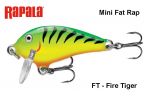 Vobler RAPALA Mini Fat Rap MFR03FT Fire Tiger 3 cm