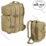 MIL-TEC US Laser Cut Assault Pack Small 20L Sejljakott, Coyote .