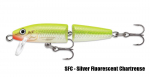 Voobler Rapala Jointed Floating J05SFC Silver Fluorescent Chartreuse 5,0 cm, 4 g 5 cm