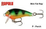 Vobler RAPALA Mini Fat Rap MFR03P Perch 3 cm