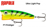 Vobler Rapala Ultra Light Pop ULP Firetiger 4 cm