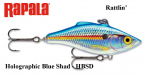 S&ouml;&ouml;t Rapala Rattlin RNR Holographic Blue Shad 4 cm