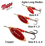P&ouml;&ouml;rellant Mepps Aglia Long Redbo Copper 3 g