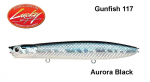 Vooblerid Lucky Craft Gunfish 117 Aurora Black 11.7 cm
