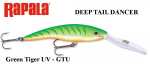 Vobler Rapala Deep Tail Dancer GTU Green Tiger UV 11 cm
