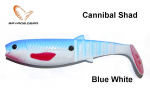 Kummikala Savage Gear Cannibal Blue White 8 cm