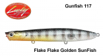 Vooblerid Lucky Craft Gunfish 117 Flake Flake Golden Sun Fish 11.7 cm