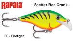 Vobler Rapala Scatter Rap Crank FireTiger 5 cm