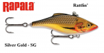 S&ouml;&ouml;t Rapala Rattlin RNR Silver Gold 4 cm