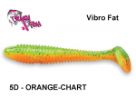 S&ouml;&ouml;t Crazy Fish Vibro Fat 6.8 17 cm Orange Chart Kalmaar
