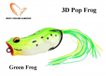 Kalap&uuml;&uuml;gi Konn Savage Gear 3D Pop Frog Green Frog 5.5 cm