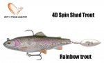Kummist kala Savage Gear 4D Trout Spin Shad Raibow trout 11 cm