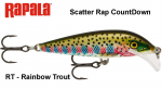 Vobler Rapala Scatter Rap CountDown Rainbow Trout 7 cm