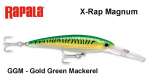 Vobler Rapala X-Rap Magnum XRMAG Gold Green Mackerel 11 cm