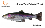 Kalap&uuml;&uuml;gi s&ouml;&ouml;t Savage Gear 4D Line Thru Pulsetail Trout Rainbow 16 cm