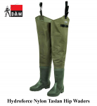 Ilgi žvejo batai DAM Hydroforce Nylon Taslan Hip Waders 40-41