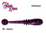 Crazy Fish Whitebait pehme lant 2,0 cm 98- Space Kalmaar