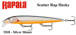 Vobler Rapala Scatter Rap Husky SSH - Silver Shiner 13 cm