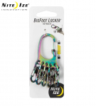 Roostevabast terasest karabiin v&otilde;tmetel NiteIze Bigfoot KeyRack .