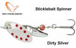 P&ouml;&ouml;rellant Savage Gear Sticklebait Spinner Dirty Silver 4.5 g