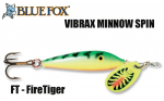 P&ouml;&ouml;rellant Blue Fox Minnow Spin Vibrax FireTiger 5.5 g