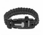 Elluj&auml;&auml;misk&auml;ev&otilde;ru Badger Outdoor Paracord Bracelet tulirauaga Black BLT l&auml;hetus 1-3 p&auml;eva jooksul