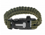 Elluj&auml;&auml;misk&auml;ev&otilde;ru Badger Outdoor Paracord Bracelet tulirauaga Olive MLP l&auml;hetus 9 p&auml;eva jooksul