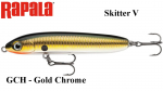 S&ouml;&ouml;t Rapala Skitter V GCH - Gold Chrome 13 cm