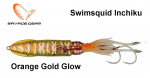 Savage Gear Swim Squid Inchiku Sea Jig lant Orange Gold Glow 180 g
