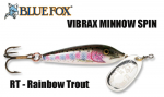 P&ouml;&ouml;rellant Blue Fox Minnow Spin Vibrax Rainbow Trout 3.5 g