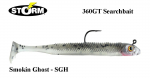 Kummist kala Storm 360GT Searchbait Smokin Ghost 11 cm