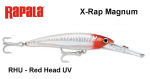 Vobler Rapala X-Rap Magnum XRMAG Red Head UV 12 cm