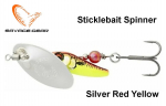 P&ouml;&ouml;rellant Savage Gear Sticklebait Spinner Silver Red Yellow 4.5 g