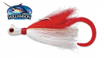 Merelant Williamson Lures Banjo Eye Jig Red/valge 28 g