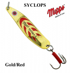 Plekklandid Mepps Syclops Gold/Red 8 g