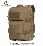 Pentagon Tac Maven Assault Laser Cut suur 51 l seljakott Coyote MLP l&auml;hetus 9 p&auml;eva jooksul