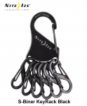V&otilde;tmehoidja Nite Ize S-Biner KeyRack Must .