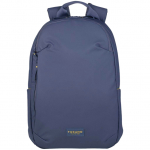 The Laser backpack for 15.6'' laptops and 16'' MacBooks, made from water-resistant resin-coated fabric obtained from recycled plastic, features a compact design and excellent pocket organization.