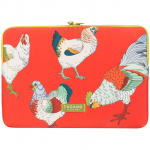 TUCANO SLEEVE SCHIZZO MacBook Air 15/ Laptop 13/ Laptop 14, FAUNA GALLINE ORANGE