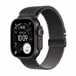 Apple Watch Ultra 3, 49 mm, Titanium Milanese Loop, Large, must titaan / must - Nutikell / MF1T4ET/A