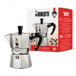 Bialetti Moka Express - silber - Aluminium - f&uuml;r 2 Tassen