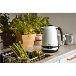 Adler | Kettle | AD 1295w | Electric | 2200 W | 1.7 L | Stainless steel | 360&deg; rotational base | White