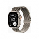 Apple Watch Ultra 3 GPS + Cellular 49mm Natural Titanium Case with Natural Titanium Milanese Loop - Medium | Apple