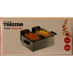 Renew. Tristar FR-9342 Double deep fryer, Total capacity 6 L, 3600 W, Stainless Steel/Black | Tristar Double deep fryer | FR-9342 | Power 3600 W | Capacity 6 L | Silver | DAMAGED PACKAGING, DENTED BODY (BACKSIDE, BOTTOM) | 24 month(s)